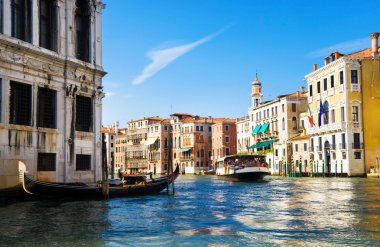 Venice Grand Canal view clipart