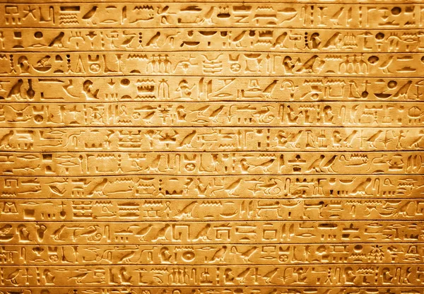 Egyptiska hieroglyfer — Stockfoto