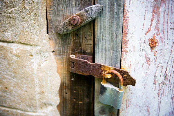 Παλιά σκουριασμένη Κλειδωνιά — Φωτογραφία Αρχείου