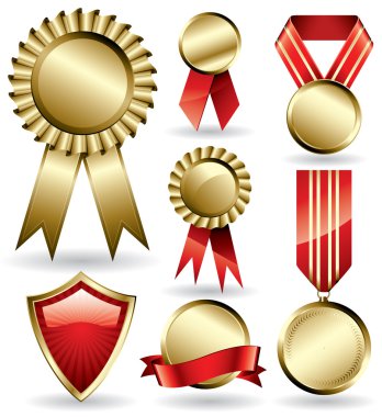 Award ribbons clipart