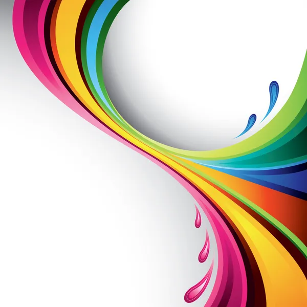 Colorful splash design — Stock Vector