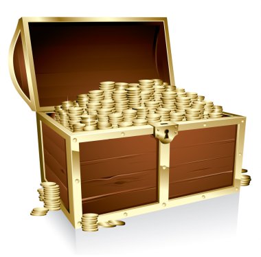 Treasure chest clipart