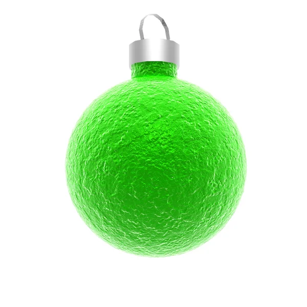 Рождественский мяч изолирован на белом — стоковое фото