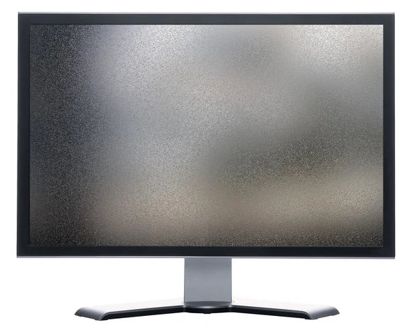 Monitor com tela de metal — Fotografia de Stock