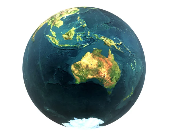 3D världen Australien — Stockfoto