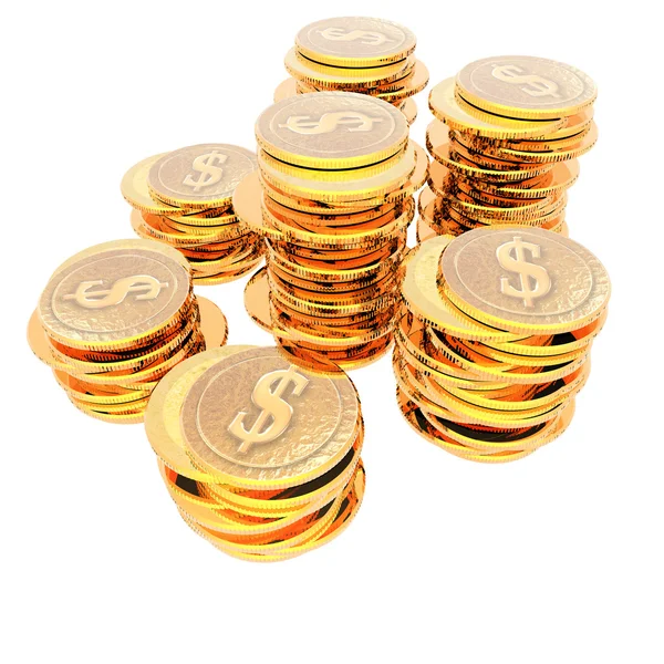 Mynt isolerad på en vit — Stockfoto