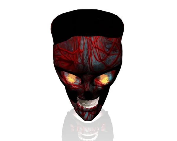 3D big realistic skull — Stock Photo, Image