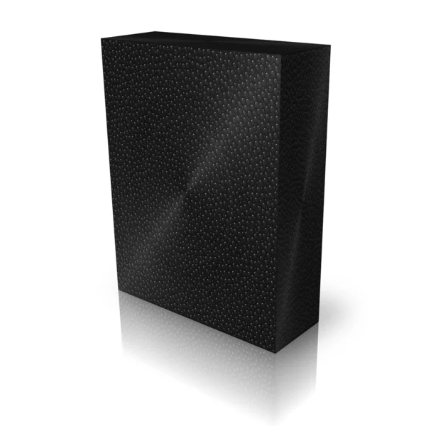 空白の黒い水ドロップ ボックス テンプレート — ストック写真