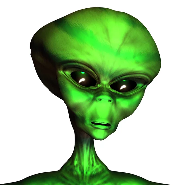 Retrato alienígena — Fotografia de Stock