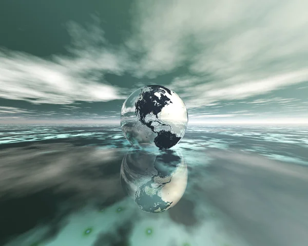3D globe — Stock Photo, Image
