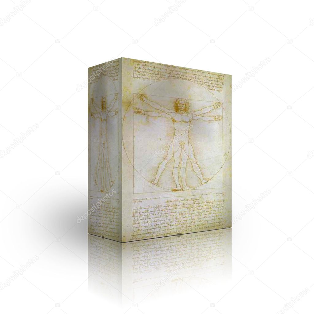 The Vitruvian Man box template