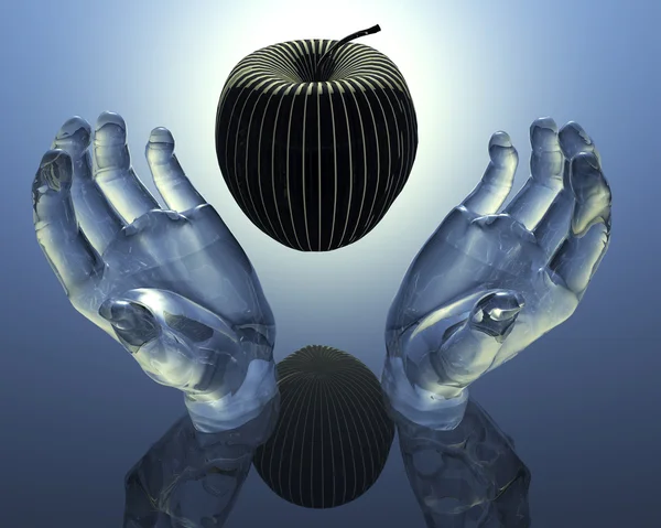 แอปเปิ้ล 3D — ภาพถ่ายสต็อก