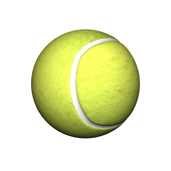 Tenisový míček, samostatný — Stock fotografie
