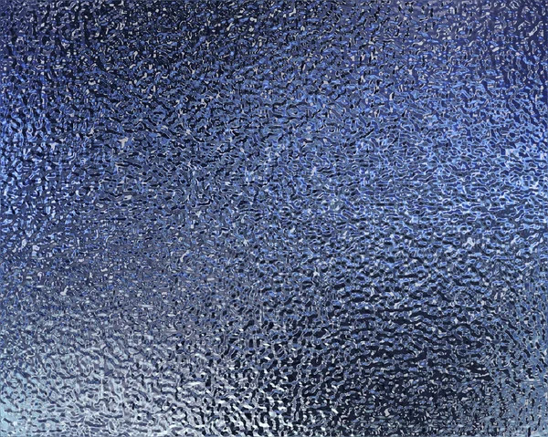 Блакитний метал з краплями води — стокове фото