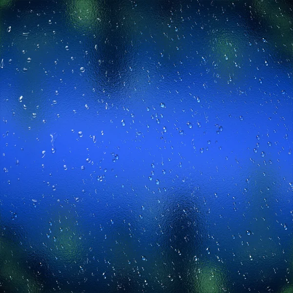 水滴与玻璃效果 — 图库照片