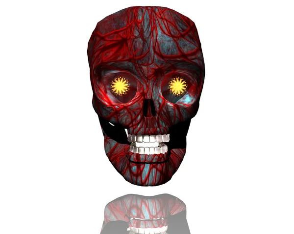 3D gran cráneo realista — Foto de Stock