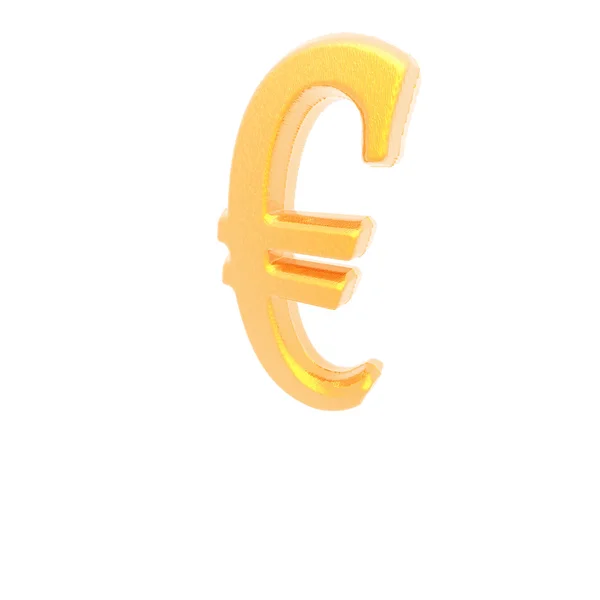 Znak waluty na białym tle — Zdjęcie stockowe