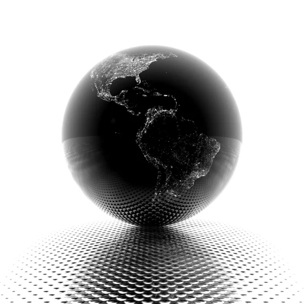 地球反射モデル — ストック写真