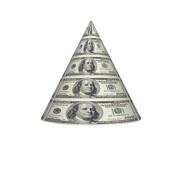 Pyramide en dollars — Photo