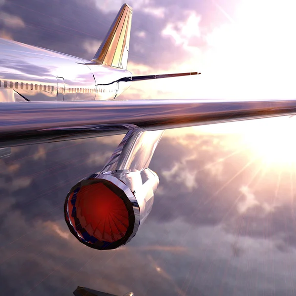 Airliner — Stock Photo, Image