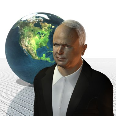 John mccain 3d modeli