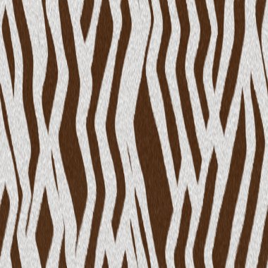 Zebra fur texture abstract background, seamless clipart