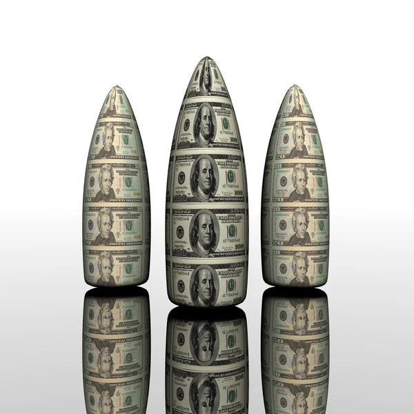 Kule z tekstury dolarów usa — Zdjęcie stockowe