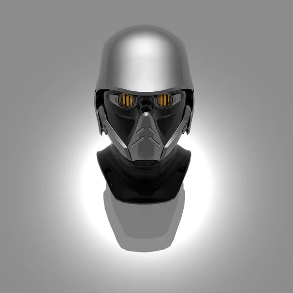 Cyborg head — Stock Photo, Image