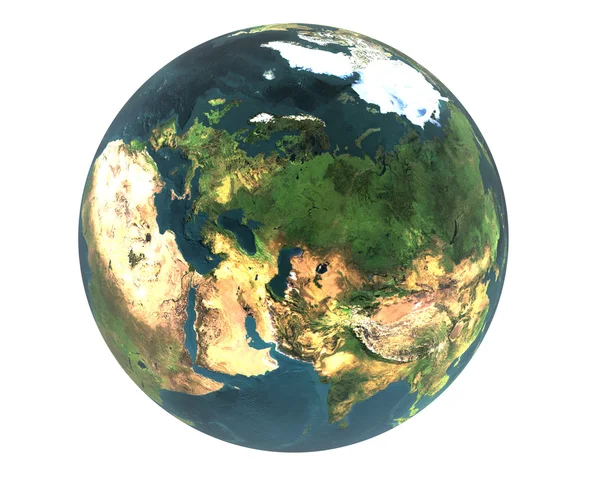 3D мир Европа — стоковое фото
