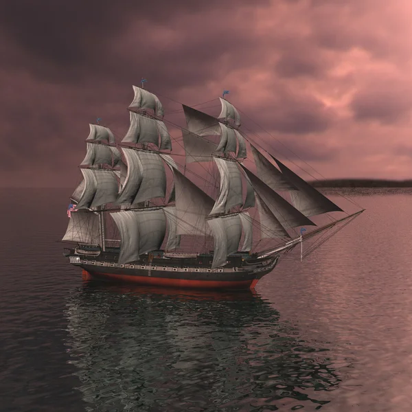 Segelschiff — Stockfoto