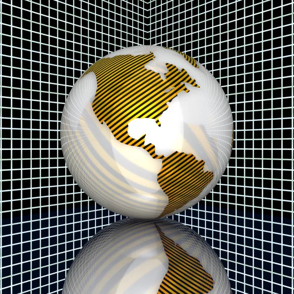 3D Земля — стоковое фото