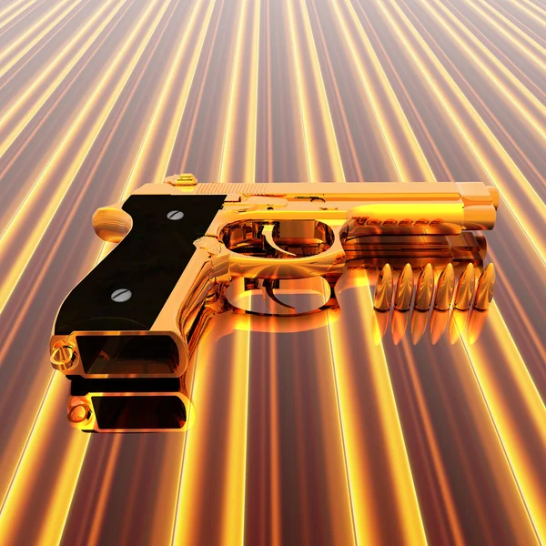 Fecho da pistola — Fotografia de Stock