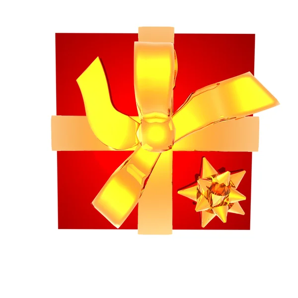 Caixa de presentes e presentes de Natal — Fotografia de Stock