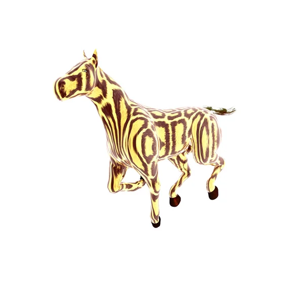 3D krásný kůň — Stock fotografie