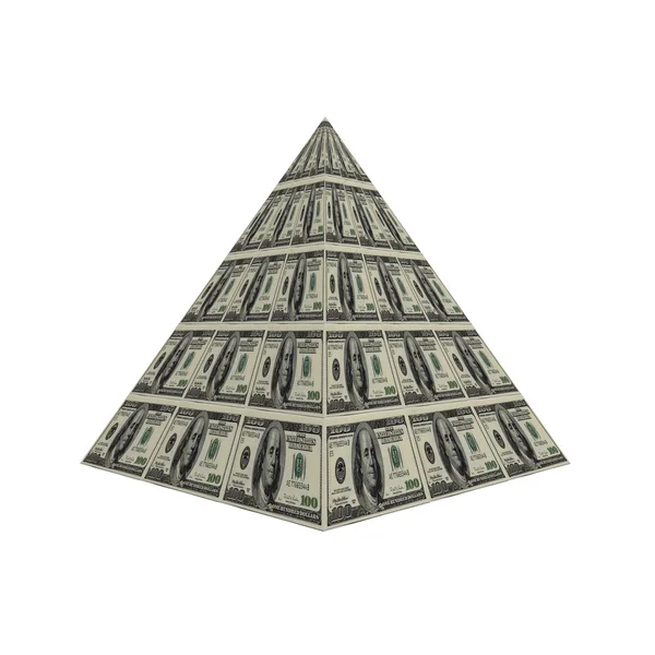 Dolar piramidy — Zdjęcie stockowe