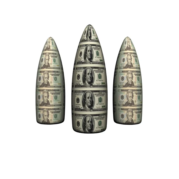 Kule z tekstury dolarów usa — Zdjęcie stockowe