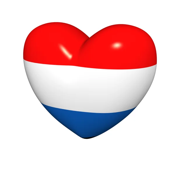 stock image Heart with flag