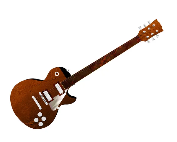 Cool 3d gitarr — Stockfoto