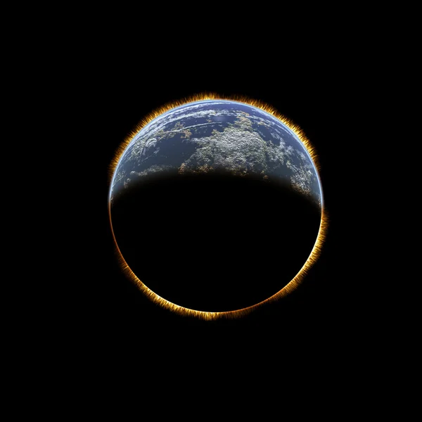 Erde aus dem All — Stockfoto