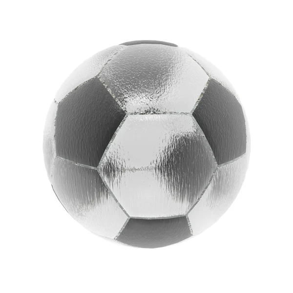 Glass soccer ball — Stock Photo, Image