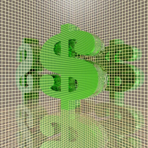 Μας το σύμβολο του δολαρίου — Φωτογραφία Αρχείου
