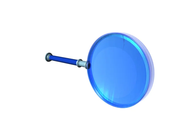 3d magnifying glass — Stock Photo, Image