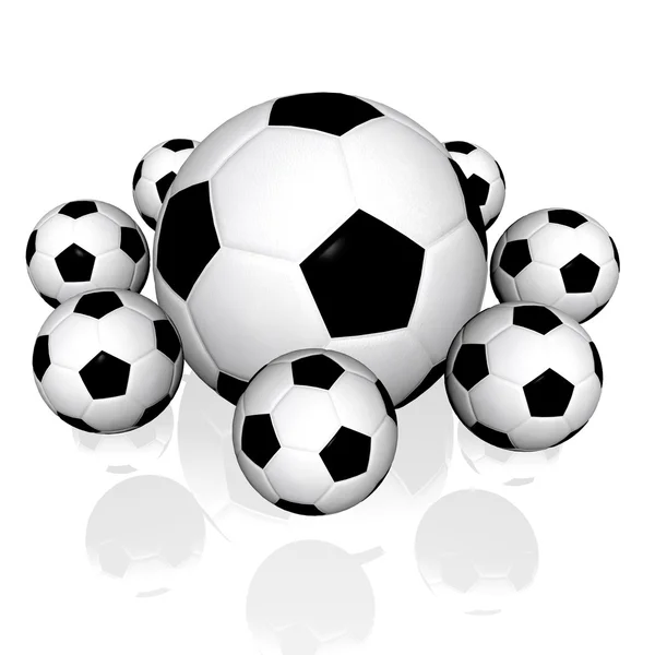 Piłki nożnej — Zdjęcie stockowe
