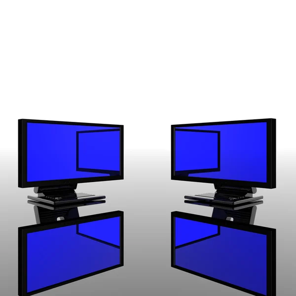 Computer-monitoren — Stockfoto