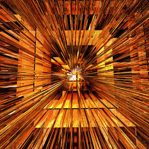Gyllene vortex tunnel — Stockfoto