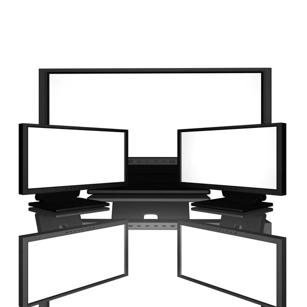 Monitory komputerowe — Zdjęcie stockowe