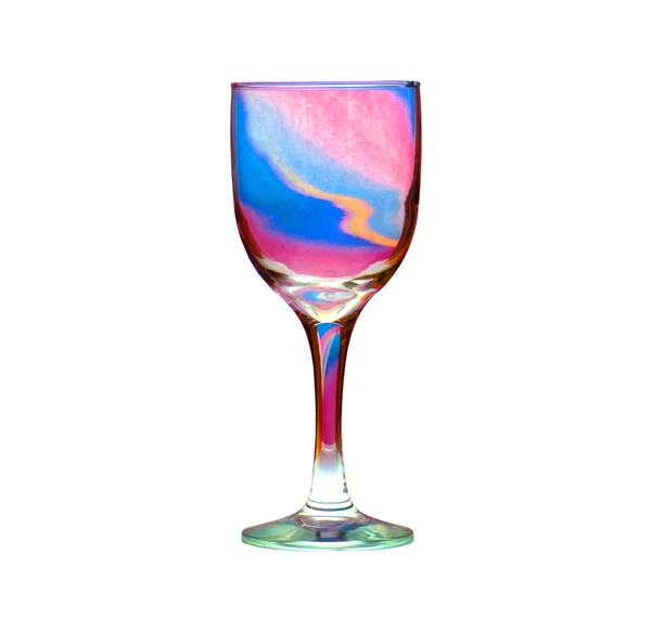 Bicchiere di vino isolato su sfondo bianco — Foto Stock