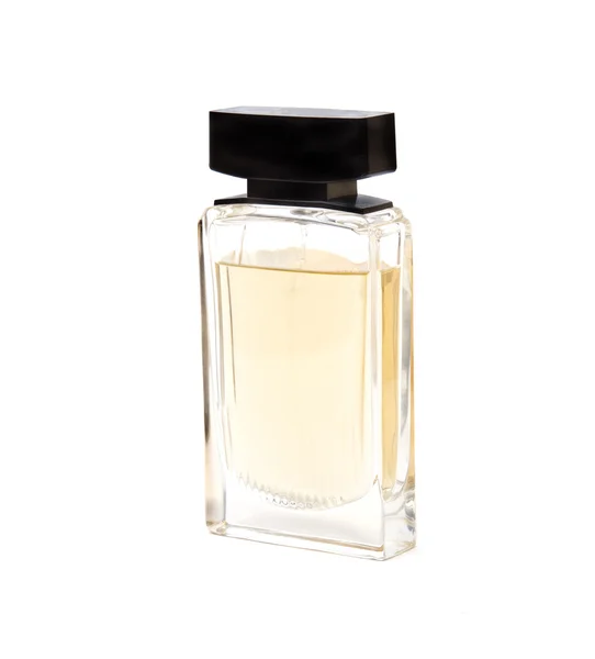 Frasco de perfume isolado sobre um branco — Fotografia de Stock
