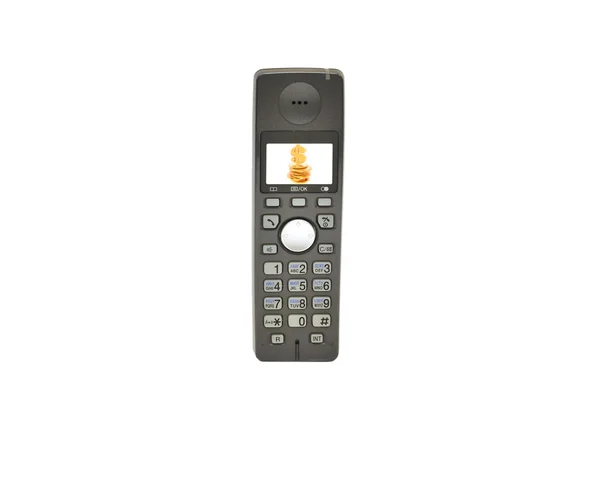 Telefon trubky izolované na bílém pozadí — Stock fotografie