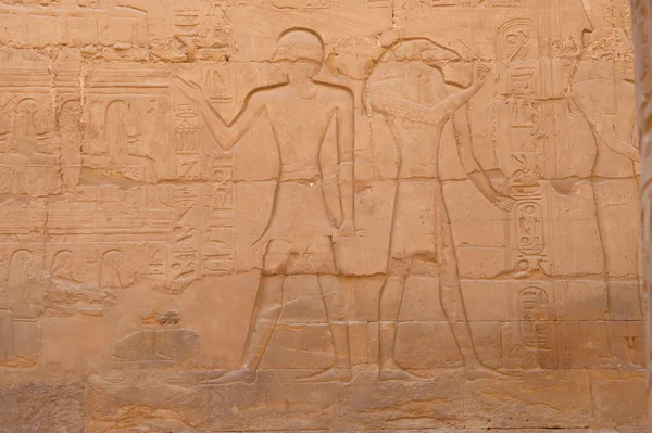 Ιερογλυφικά της Αιγύπτου από το Λούξορ — Φωτογραφία Αρχείου